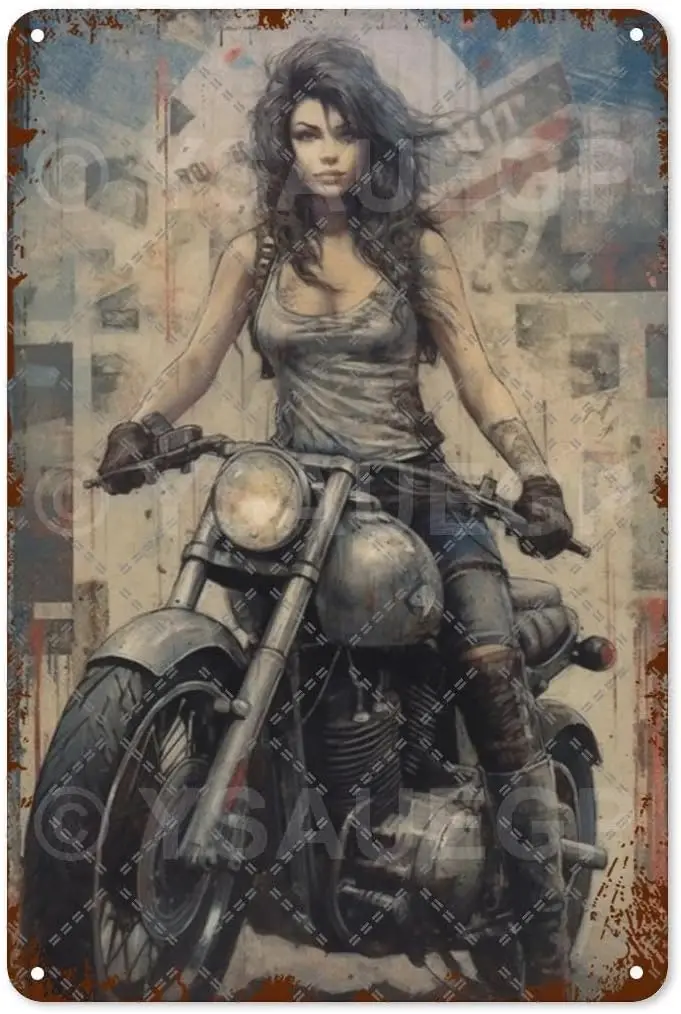 

Металлическая вывеска Pin-up Girl
