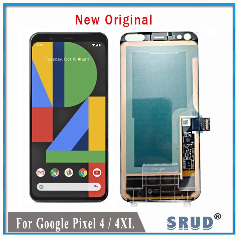 

100% New Original AMOLED For Google Pixel 4 G020M 4XL G020P LCD Display Touch Screen Digitizer Assembly Replacement