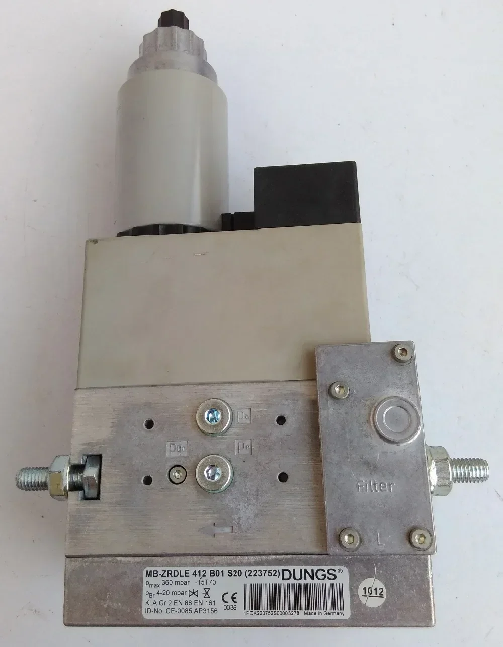 Origina MB-ZRDLE412B01S20 Комбинированный регулятор Dungs Gas MultiBloc и предохранительные