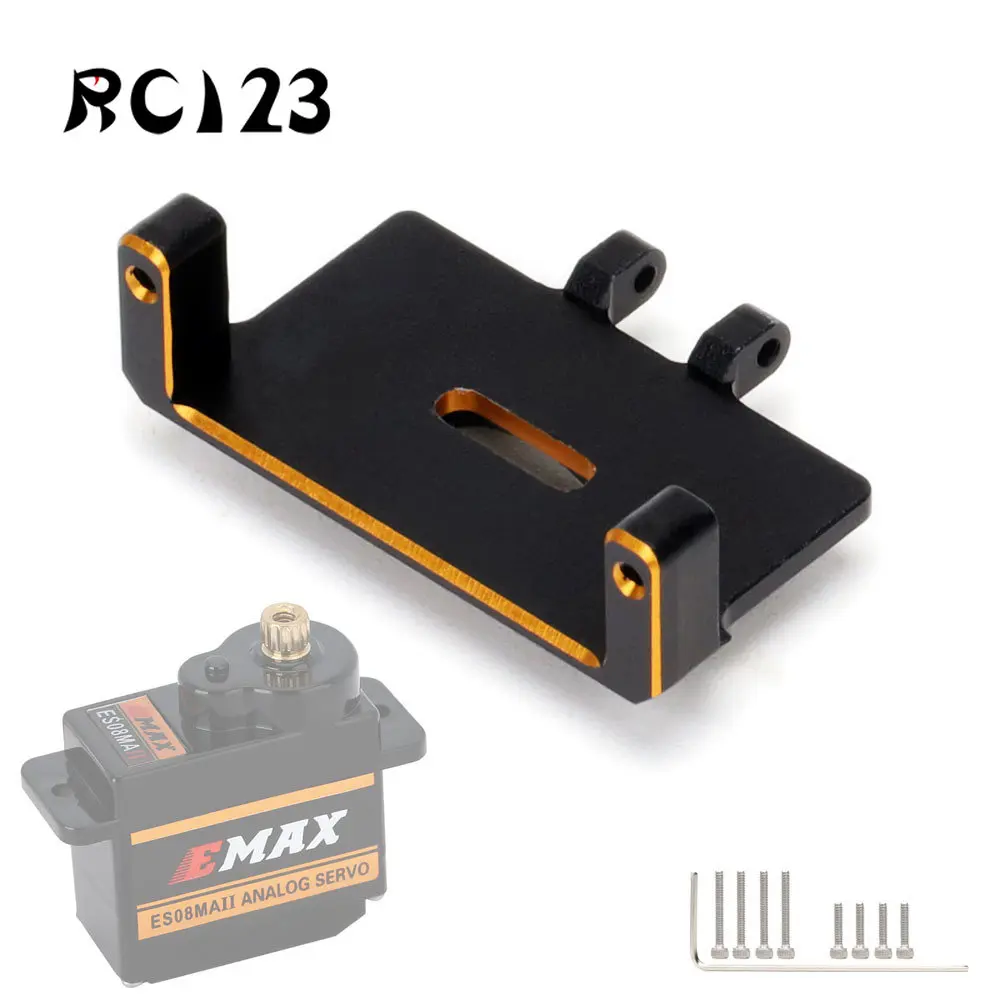1:24 Алюминиевое Крепление сервопривода 15T для фотооборудования X24 90081 C10 EMax ES08MA II радиоуправляемая модель Axial