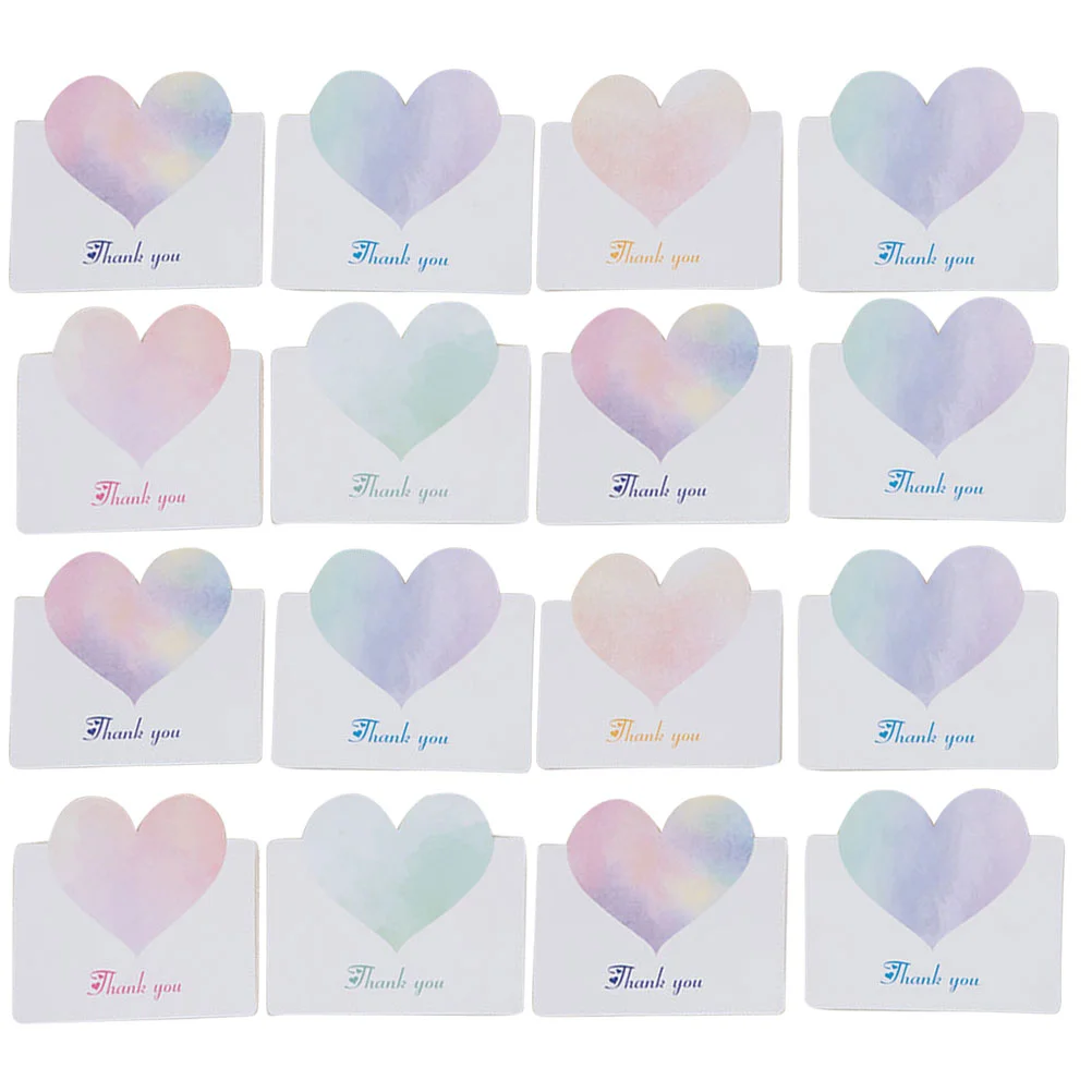 

60 Pcs Wedding Invitation Paper Card Festival Supply Greeting Paper Message Cards Writable Blank Student