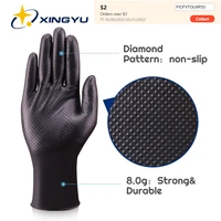 50 pcs nitrile gloves synthetic latex free powder free exam glove waterproof household cleaning safety work gloves touch screen