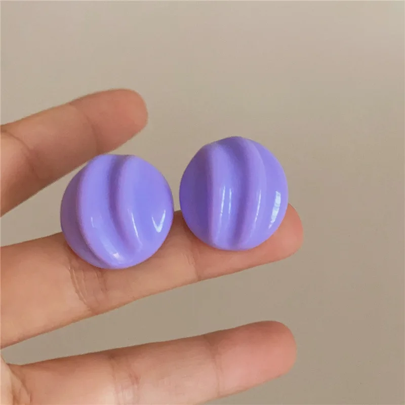 Летние серьги Draweye карамельных цветов для женщин Акриловые корейские модные