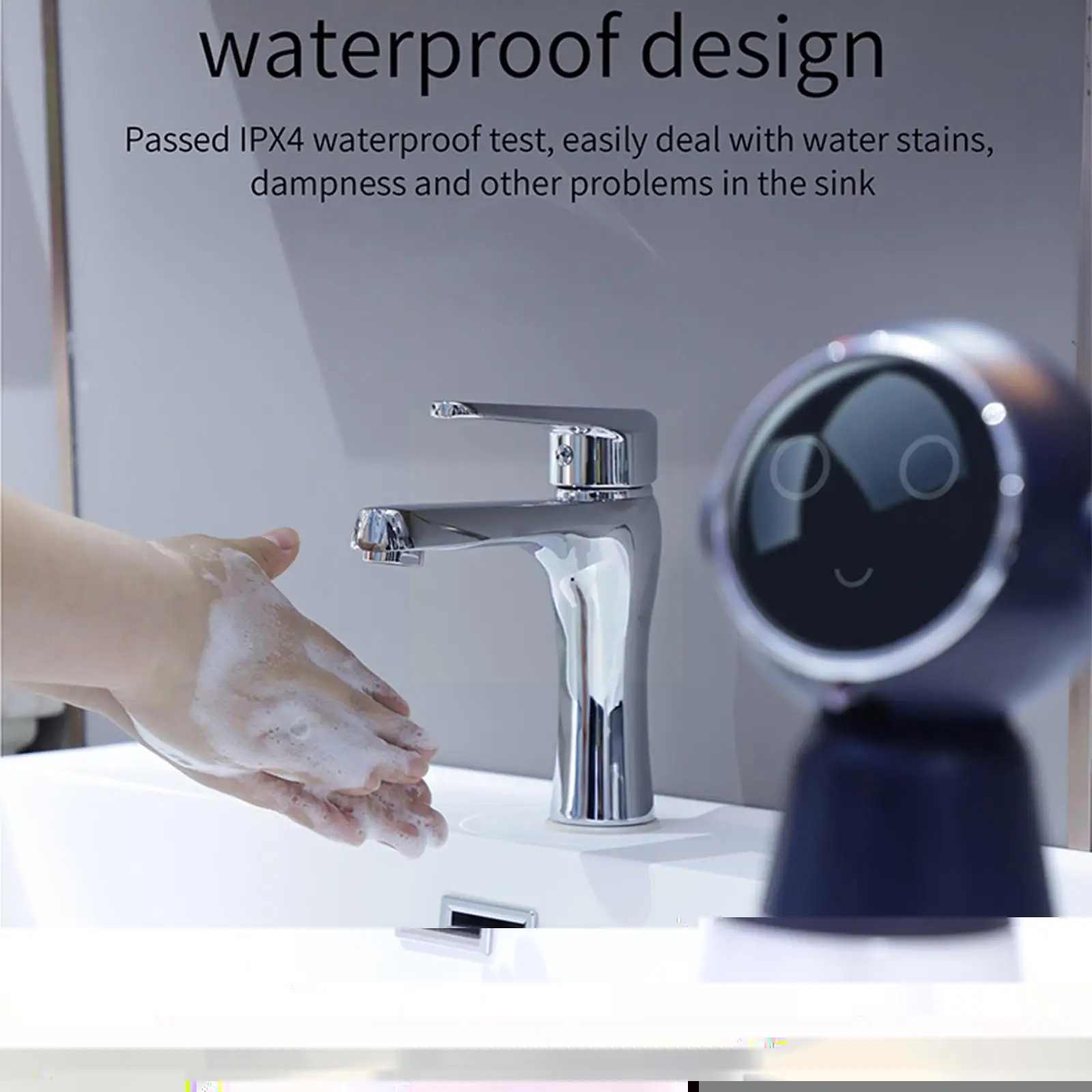 

Bathroom Foam Soap Dispenser Automatic Liquid Soap Touchless Sensor Dispenser Dispensers Automatic Kitchen Shampoo O3s6