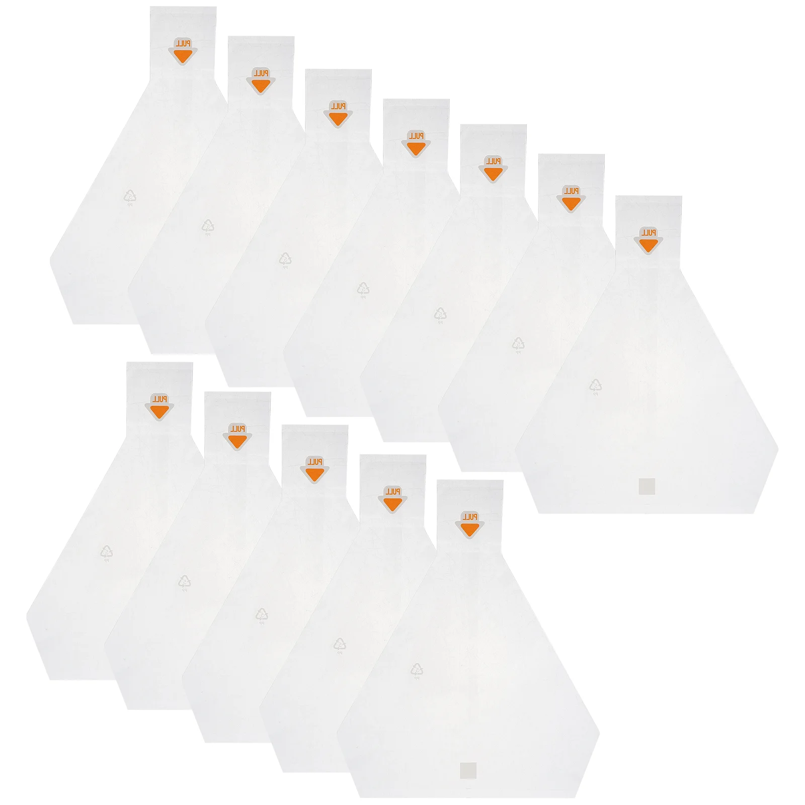 

100Pcs Easy Tear Wrapper Bags Microwave Safe Clear Wrappers Triangle Onigiri Wrapping Bags