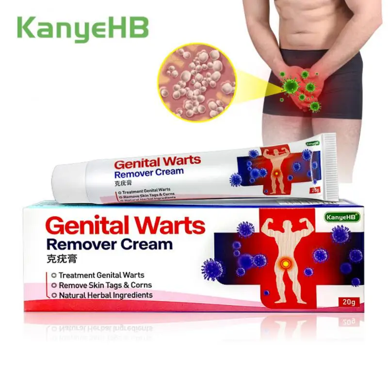 

20g Genital Wart Herpes Remover Ointment Skin Tags Mole & Papillomas Wart Remover Condyloma Acuminatum Treatments Cream