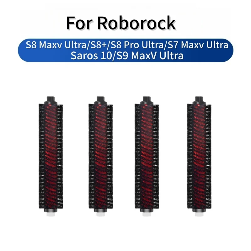 Фото Для Roborock S8 Maxv Ultra/S8+S8 Pro Ultra/S7 Maxv Ultra/Saros 10/S9 MaxV Ultra: аксессуары для роликовых щеток, высокоскоростные щеточные элементы. №1