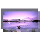 Складной экран для видеопроектора, настенная металлическая светильник навеска из светоотражающей ткани, HD 16:9, для уличного дома, театра