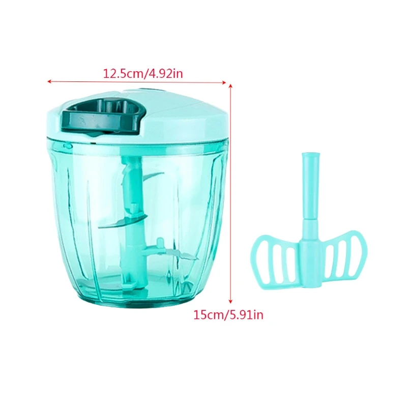 

Manual Food Processor Chopper Blender Slicer Safe Free Durable Kitchen Household Drop Shipping