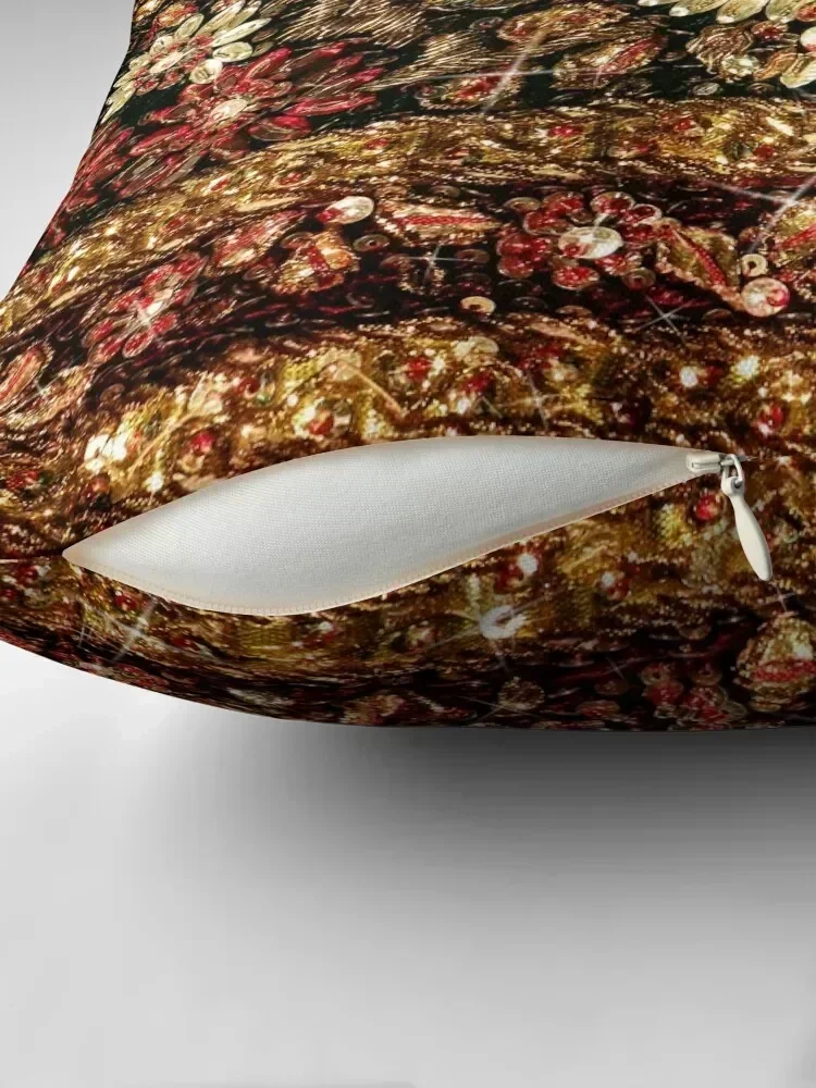 Индийский сари из бисера роскошная наволочка декоративные подушки роскошные