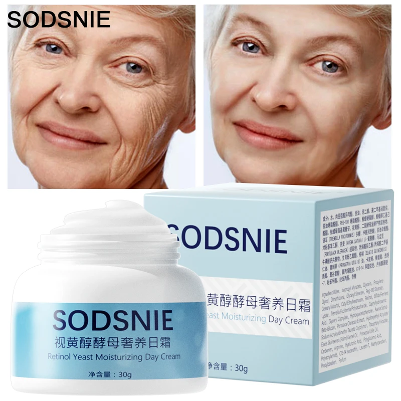 

Moisturizing Retinol Yeast Day Cream Anti-Wrinkle Anti-Aging Deep Repair Moisturizing Anti-Drying Lifting Firming Facial Care