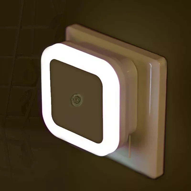 

LED Night Light Sensor Control Night Lamp Energy Saving LED Sensor Light EU US Plug Nightlight For Children Decoration Bedroom