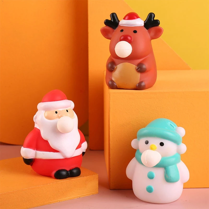 

Christmas Squishy Soft Toy Anti-stress Fidgets Toy Decompression Toy for Kids for Christmas Sock Filler New Year Gift