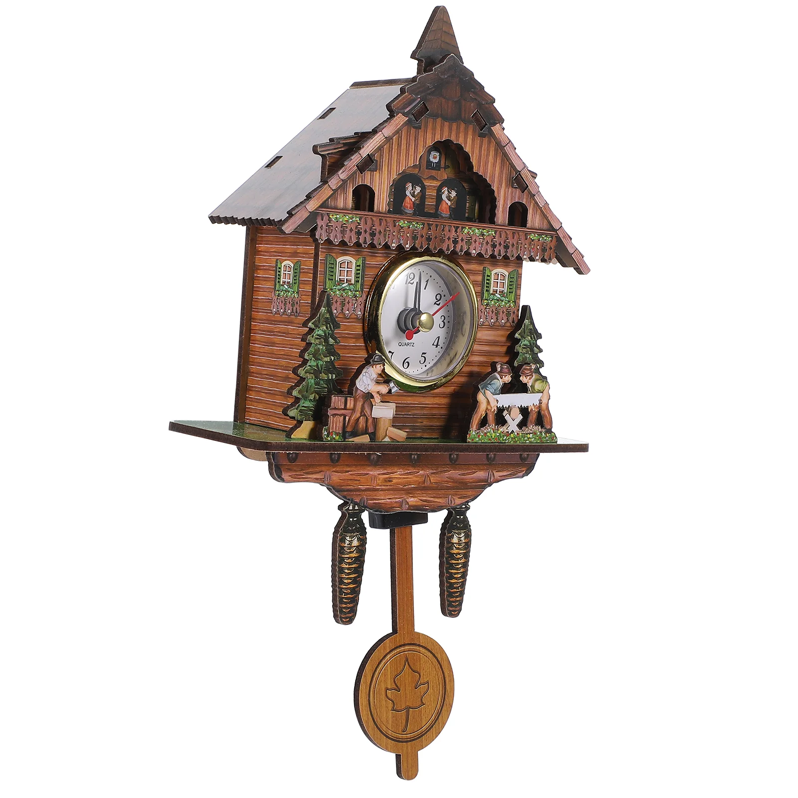 

Wooden Pendulum Clock Decor Decor Bedroom Clocks Decor Retro Traditional Living Wooden Hanging Office Bird House