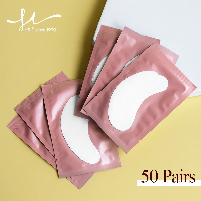 

H&L SINCE 1990 New Patches of Paper Eyelashes Tips StickersEyelash Under Eye Pads Eyelash Extensions Paper