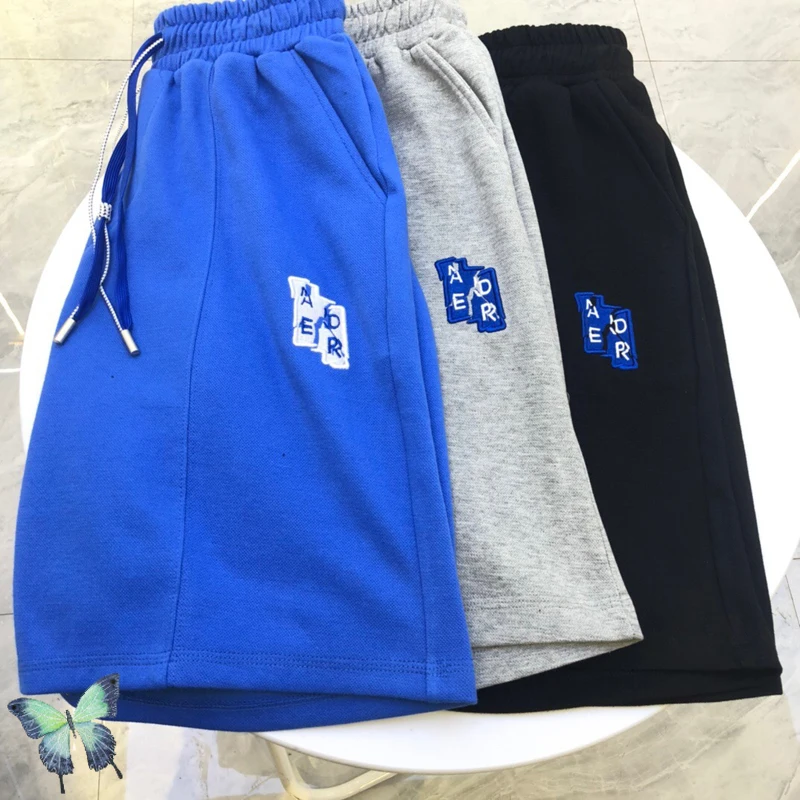 

Men 2022 Crack Letter Drawstring Pocket ADER ERROR Jogger Shorts