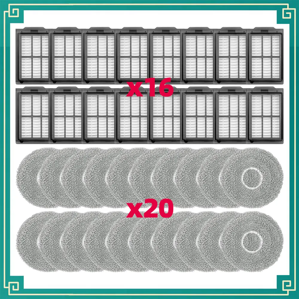 

Запасные части для робота-пылесоса 3i P10 Ultra: HEPA-фильтр, тряпка для мытья