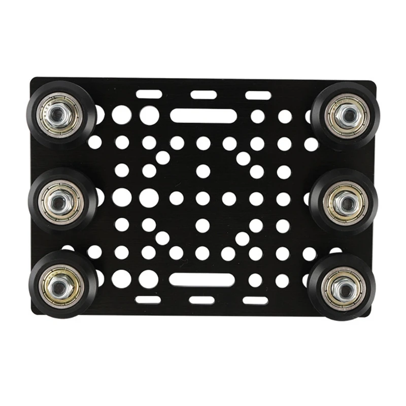 

for 3D Printer Engraving Machine V Gantry Plat Special Slide Plate Pulley Set for 20-80mm V-Slot Aluminum