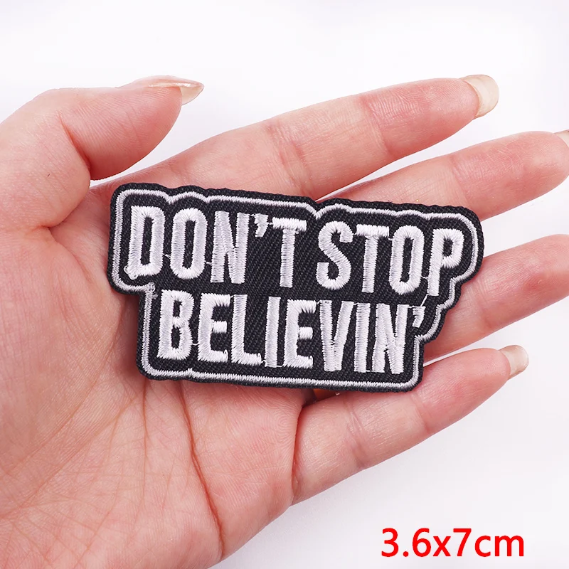 Буквенный лозунг нашивки для одежды термоклейкие на одежду персонализированные