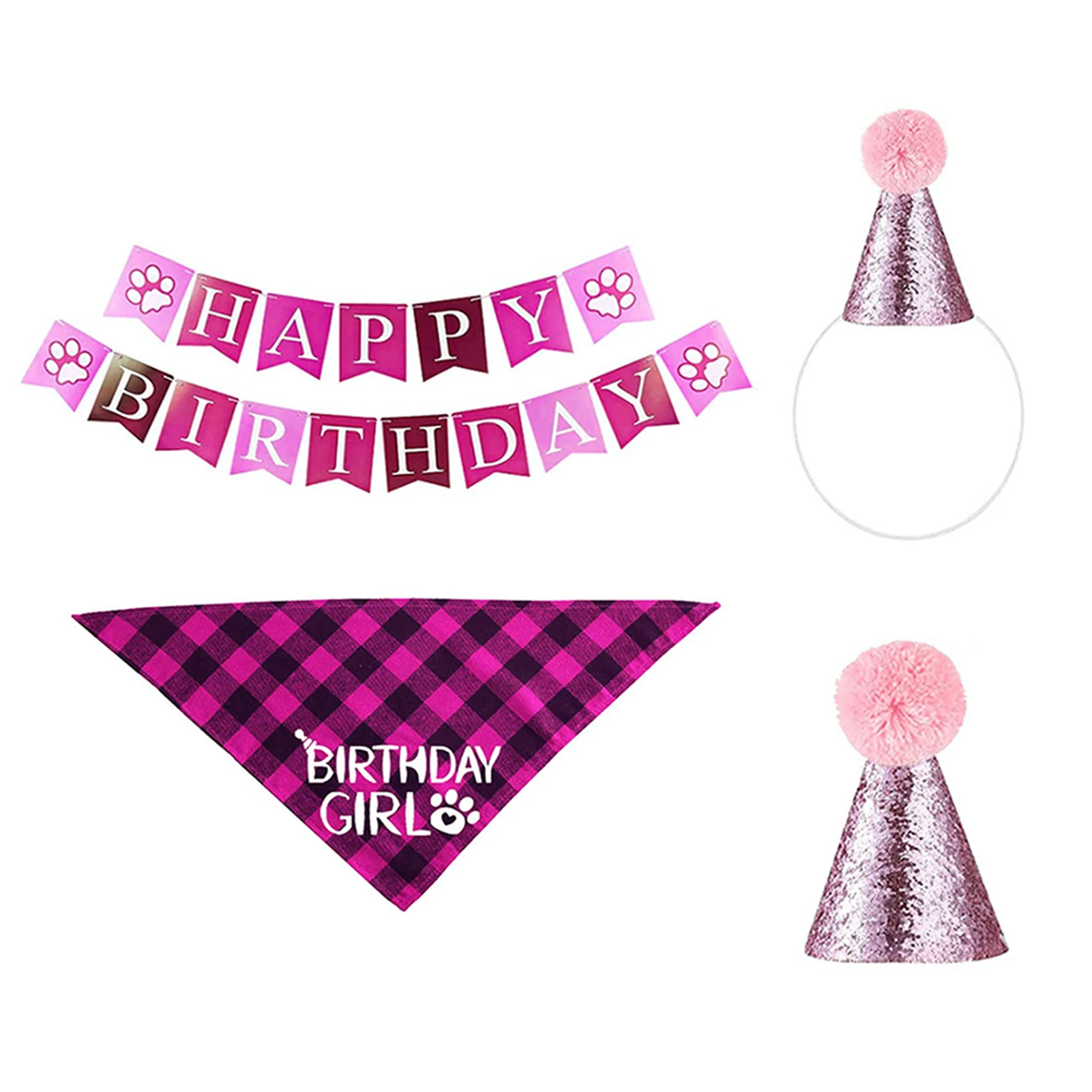 

Dog Birthday Party Set Dog Scarf Is Adjustable Perfectly Suitable For Wedding