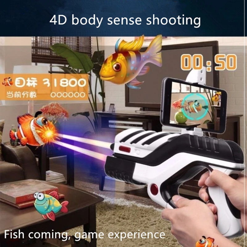 

AR Game Gun Toy Fun Sports Airsoft Air Guns Multiplayer Interactive Virtual Reality Shoot Bluetooth Control Game Smart Creator