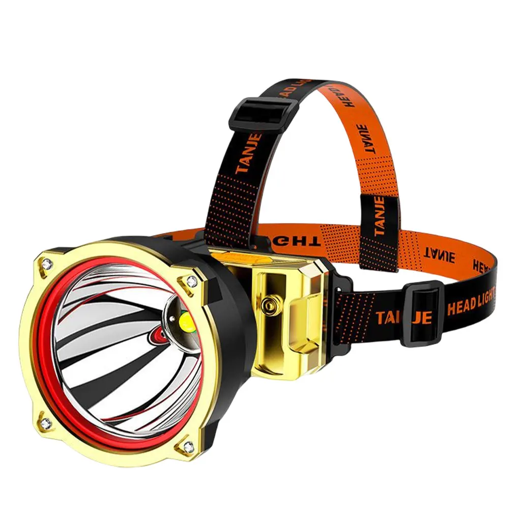 

LED Headlamp Fishing Cycling USB Rechargeable Headlight Phone Power Supply