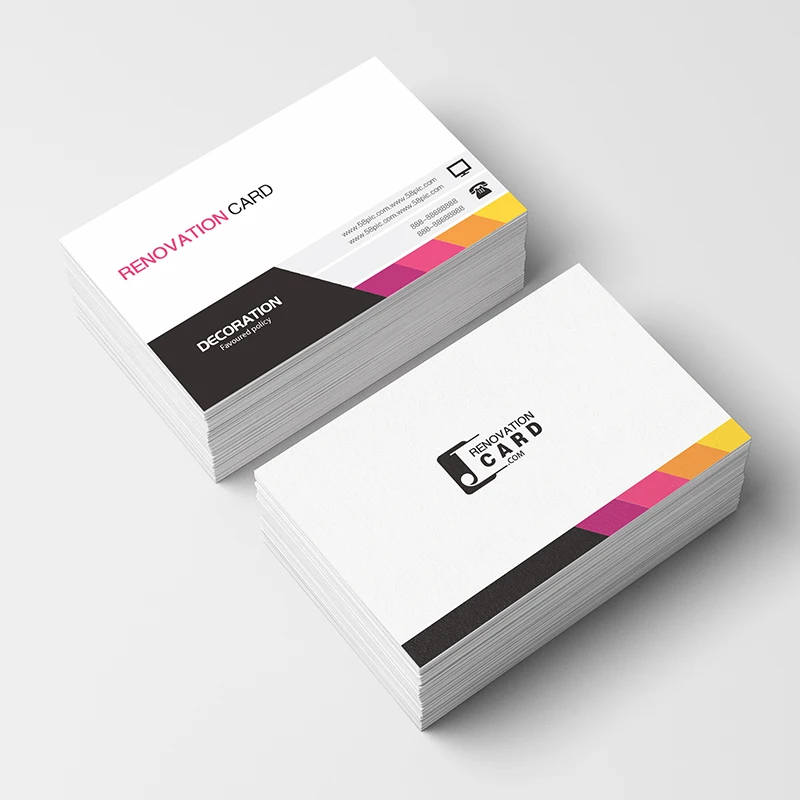 

100 шт./200 шт./500 шт./1000 шт., бумажные визитные карточки г/м2, бумажные карточки с индивидуальной печатью логотипа, визитница 90*54 мм