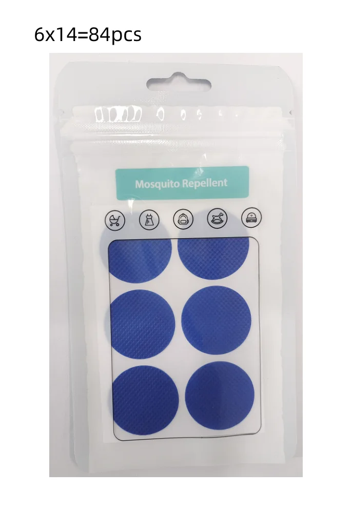 

Пластырь от комаров, растительное масло, 84/120 шт.