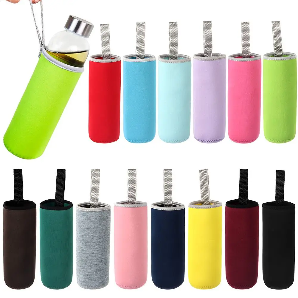 

550ml Sport Water Bottle Cover Neoprene Insulator Sleeve Bag Case Pouch Portable Vacuum Cup Set Sport Camping Accessories