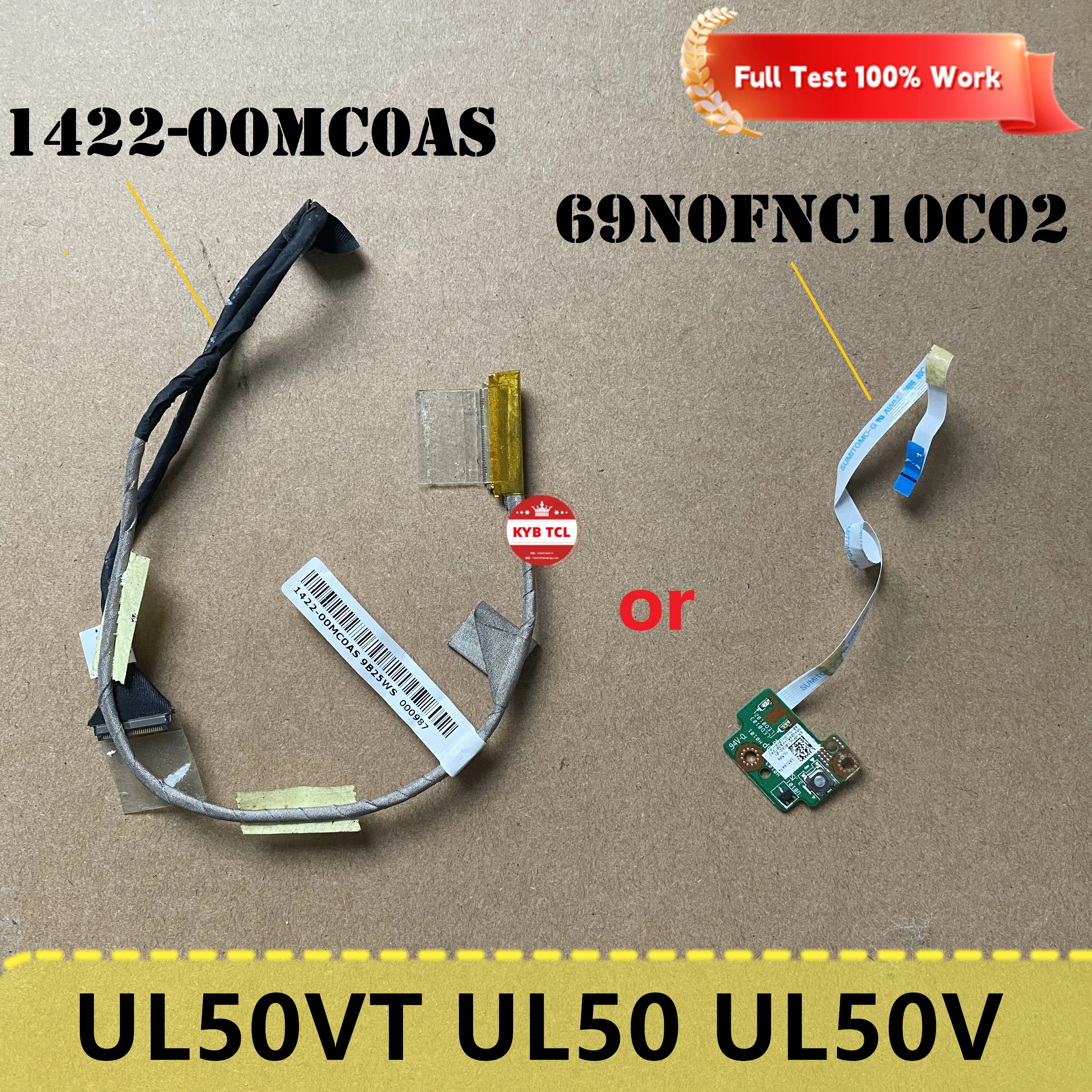 Плата кнопки питания ноутбука с кабелем или ЖК-дисплея со светодиодной