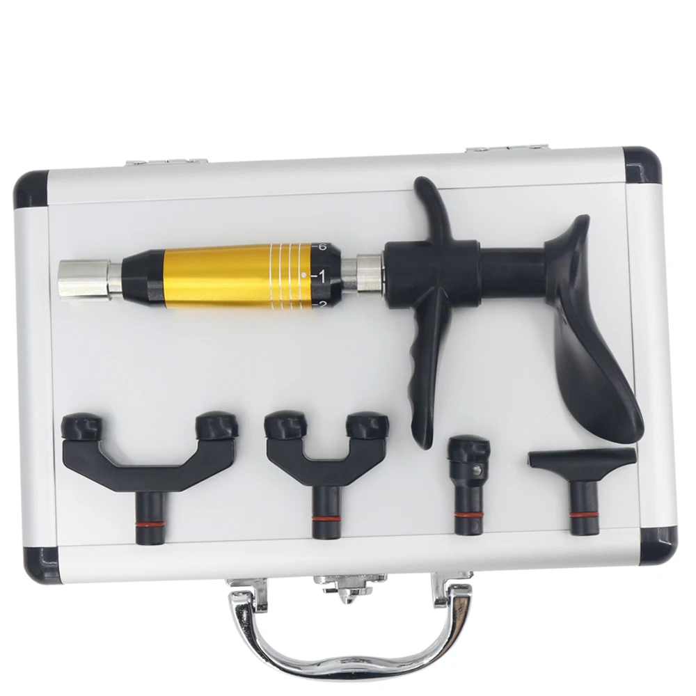 

Ручная хиропрактика, инструмент для массажа шейного отдела для новой коррекции 4 головок, инструмент для расслабления