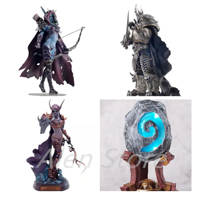 Sylvan Archery Queen Arthas Menethil Night Glowing Collectible Model Wow
