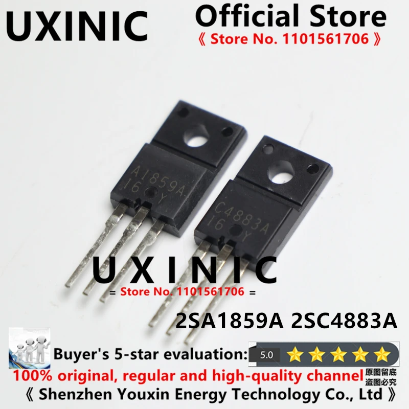 UXINIC 100% новый импортный оригинальный 2SA1859A 2SC4883A A1859 C4883 TO-220F усилитель мощности
