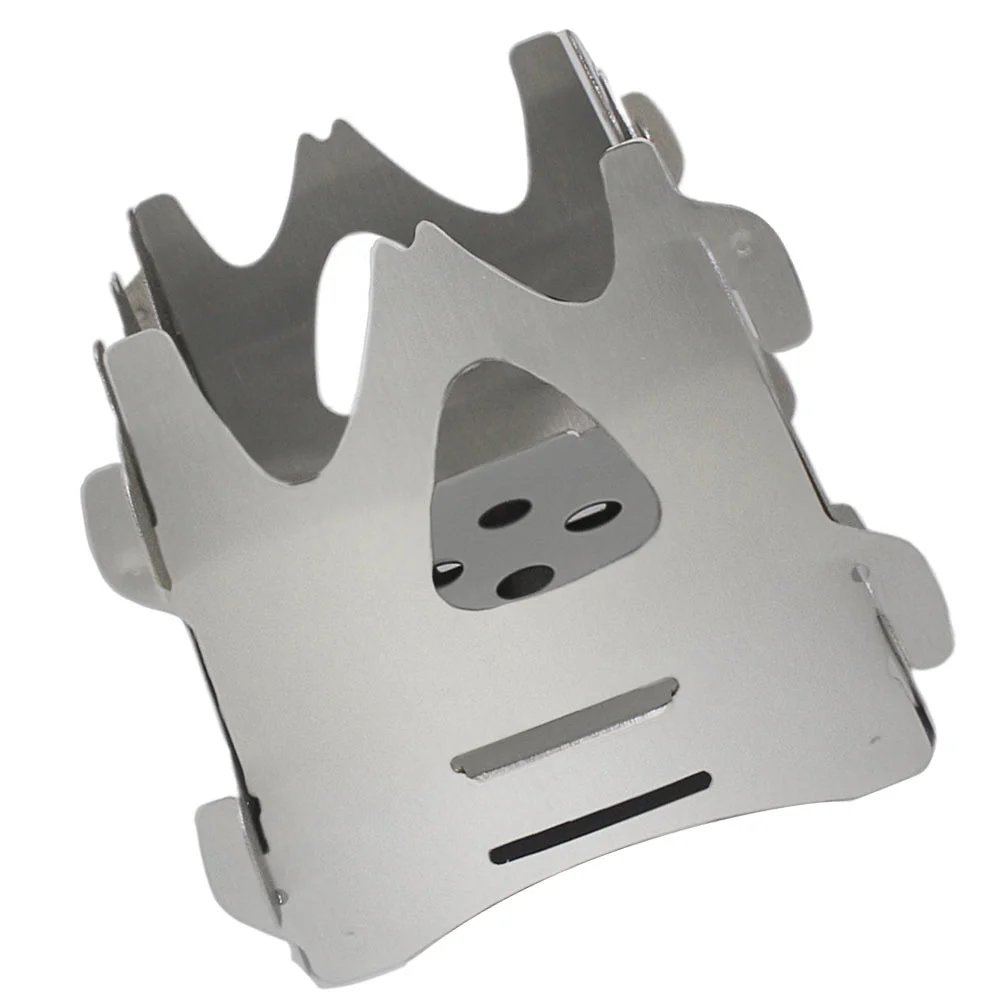 

Camping Stove Portable Burning Stove Stainless Steel Wood Stove BBQ Grill