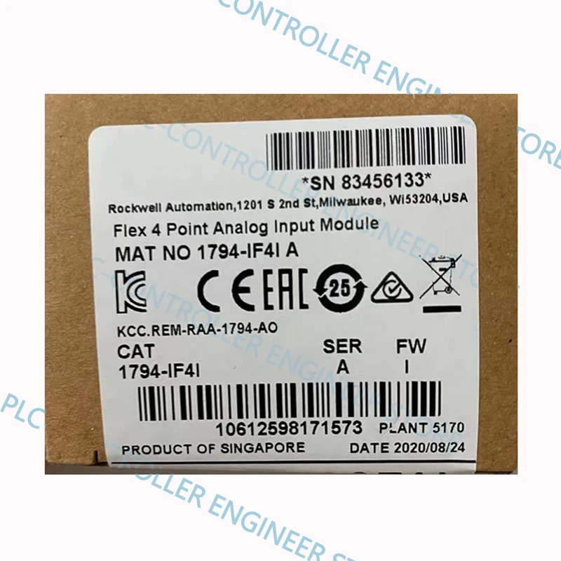 

Новый в коробке контроллер PLC 24 часа в течение отгрузки 1794-IF4I