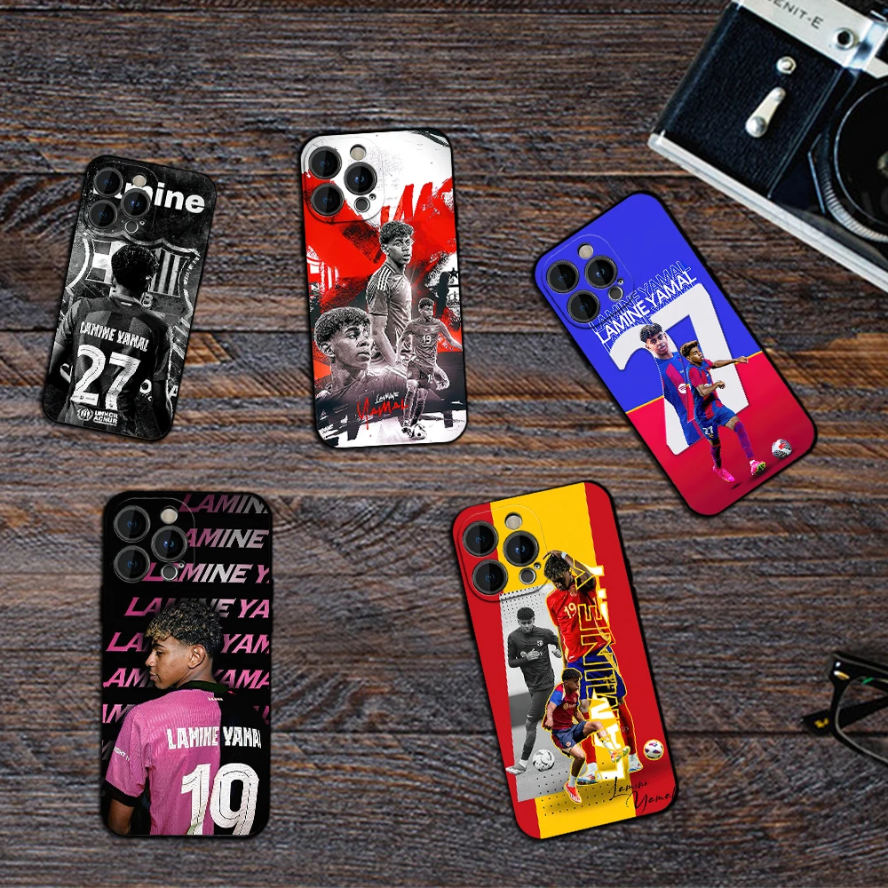 L-Lamine Football Y-Yamal 19 Phone Case For Samsung S23 S22 ULTRA A22 A71 Black Soft Silicone Cover