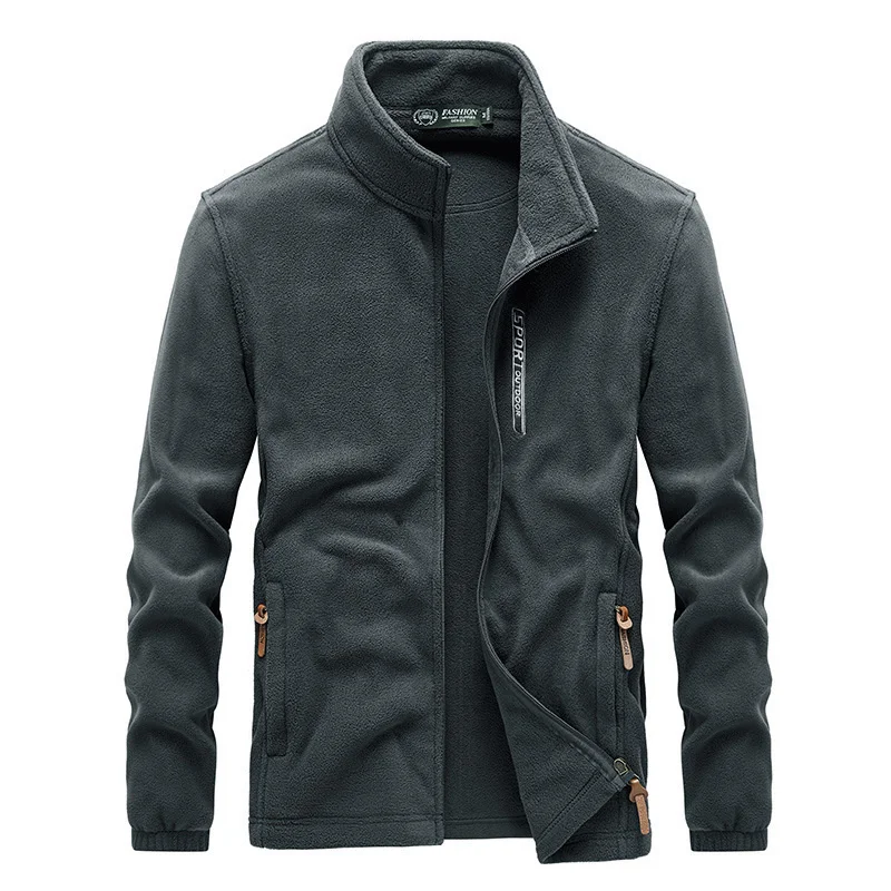 

Men's Tactical Military Fleece Jacket Spring Autumn Casual Thermal Polar Coat Outdoor Hiking Trekking Mountaineering Clothing