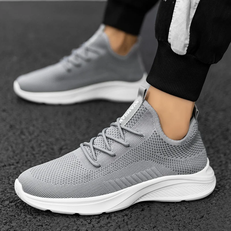 Lightweight Men's Running Shoes Mesh Breathable Anti Slip Women Cushioning Sneakers Couple Walking Shoes Unisex Jogging Sneakers