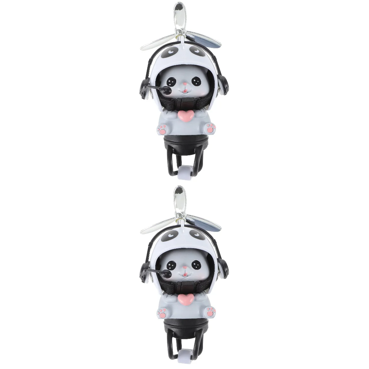 

Bike Motorcycle Cat Car Accessories Decoration Bell Dashboard Bells Toy Ornaments Kids Handlebar Withhorn Scooter Figurines