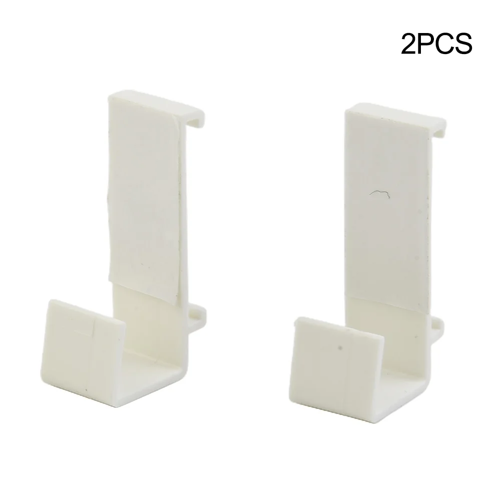 

For Bedroom Bracket Curtain Accessories Without Drilling 2-20x Blind Clamp Carrier Plastic Sash Door Holder White