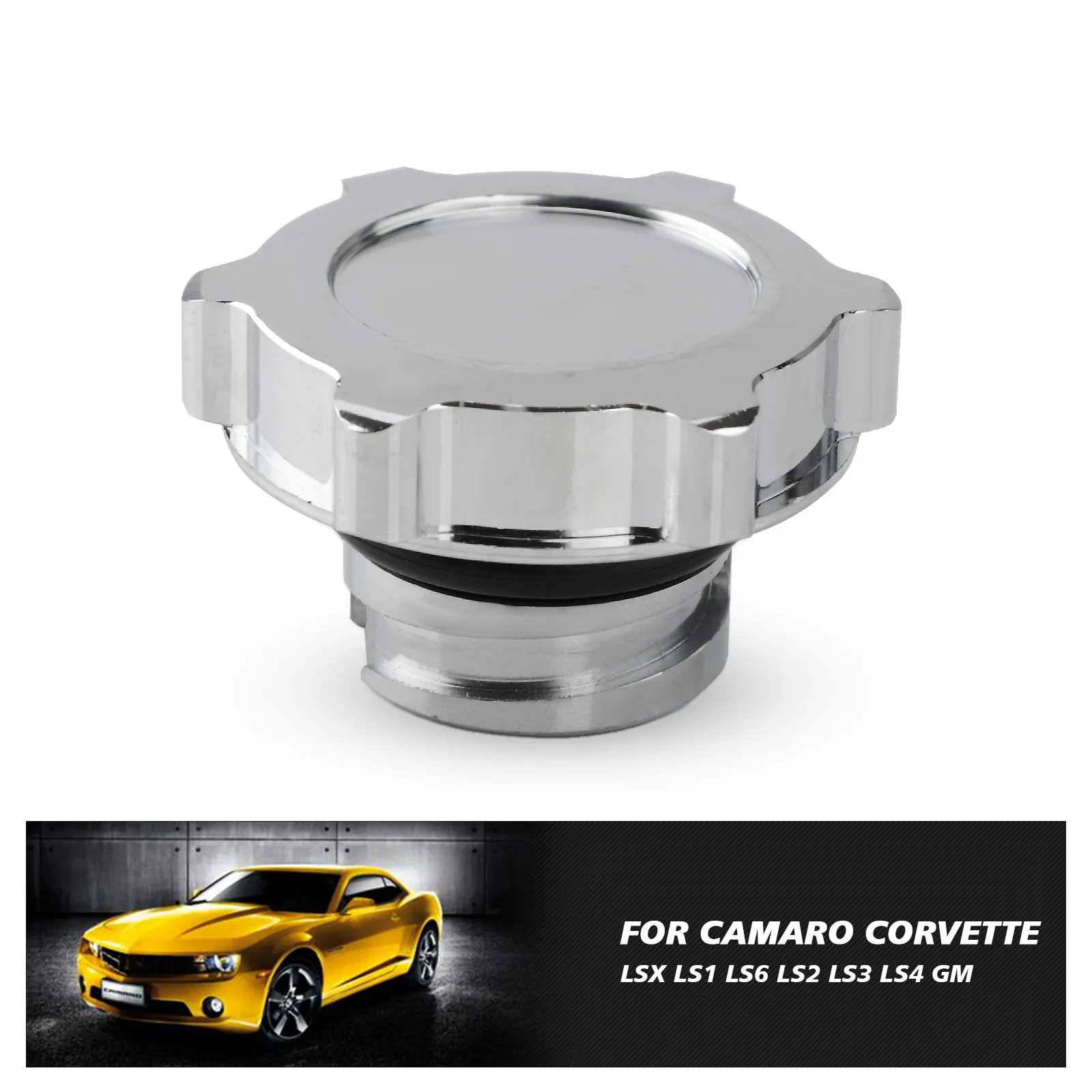 

Новая автомобильная заготовка, алюминиевая крышка масляной крышки для Chevrolet Chevy Camaro Corvette Lsx Ls1 Ls6 Ls2 Ls3 Ls4 Gm, автомобильные аксессуары