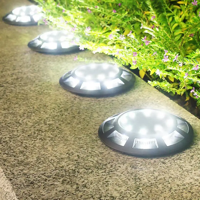 

Solar lights Outdoor 32 LED Garden Buried Deck Light Waterproof Lawn Yard Pathway Floor Under Ground Spot Lamp for Road Driveway