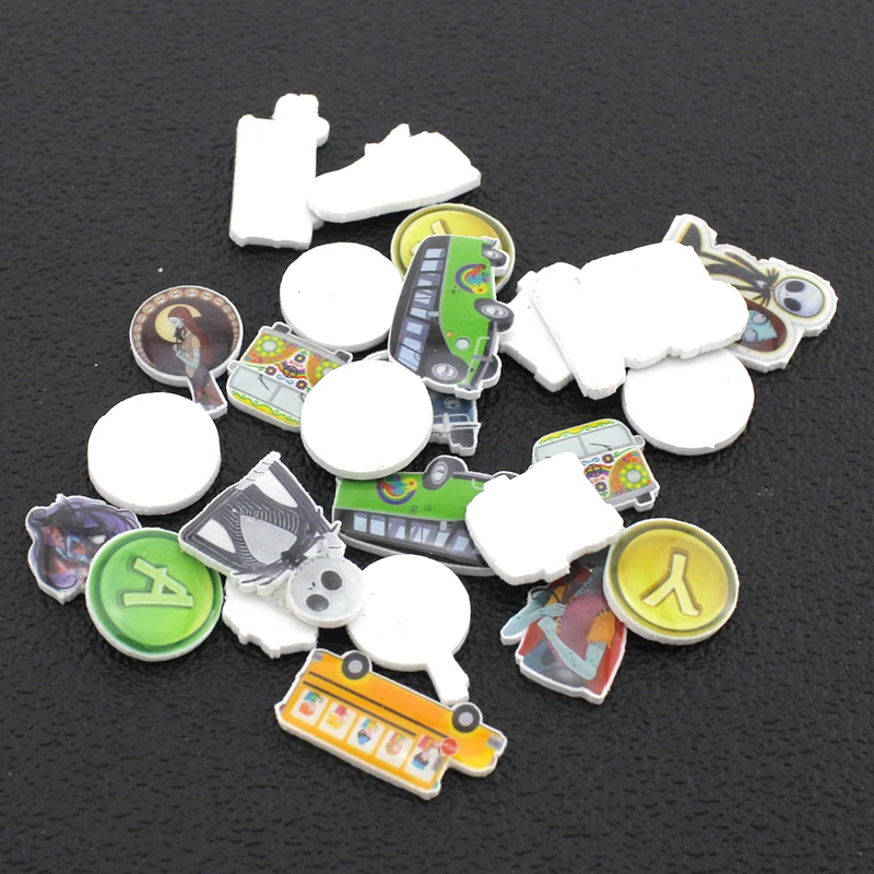 

1-2CM 2D Custom Photos Acrylic Resin Epoxy Jewelry Findings Without Hole For Earrings Settings Base NA01