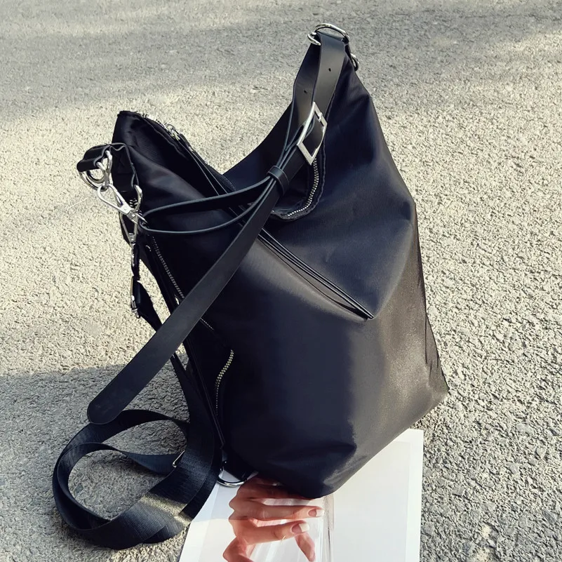 

Women's Large Capacity Bags 2022 New Summer Canvas Sports Shoulder Handbags Versatile Casual Messenger Bucket Bags