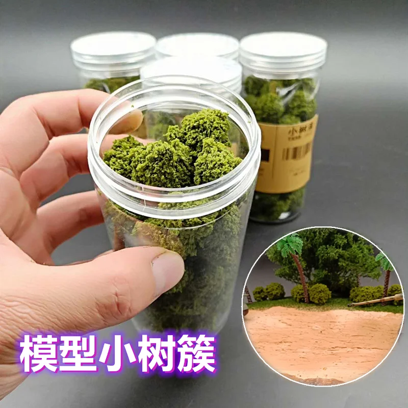

Model Bush Miniature Simulation Tree Railway Train Layout Diorama Military Scene Making Materials 40Pcs/Box Modeling DIY