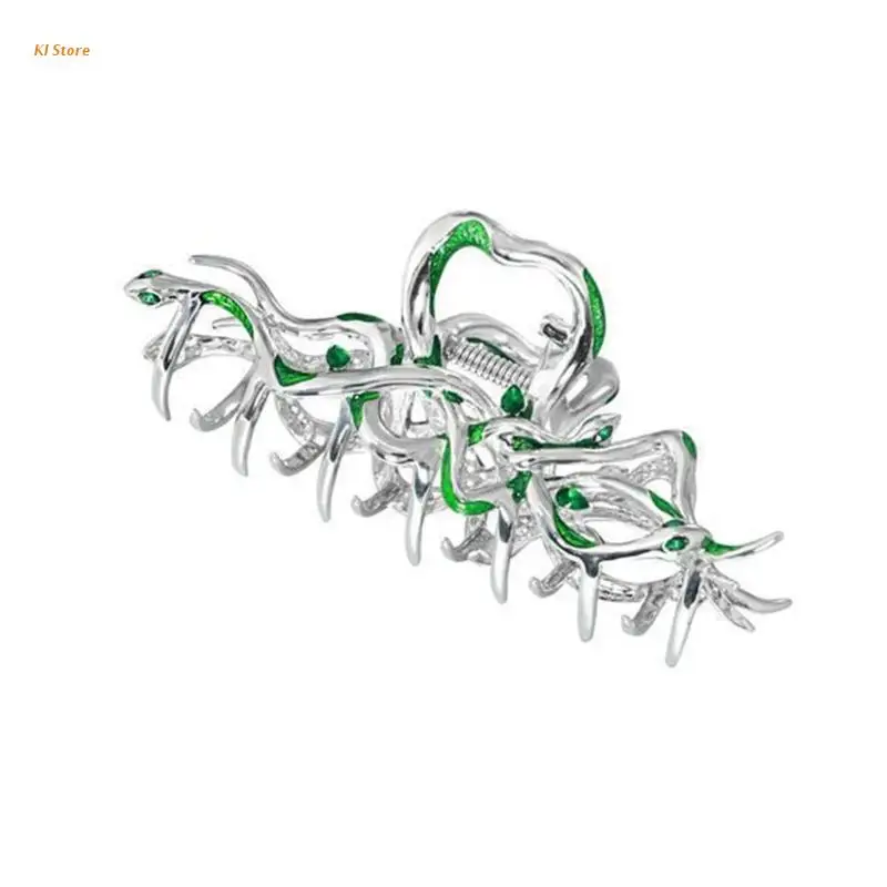 

Creative Travel Party Headwear All-match Snake Shape Grasp Clip Metal Hair Claw