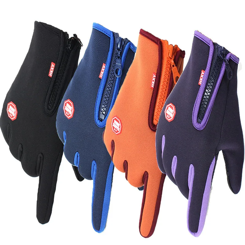 

Зимние перчатки для мужчин и женщин, водонепроницаемые ветрозащитные перчатки для сенсорных экранов, теплые перчатки с закрытыми пальцами,...