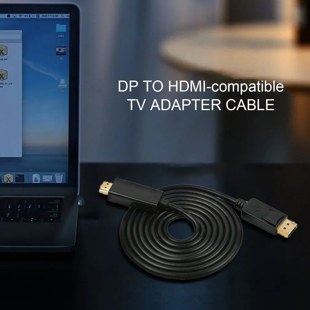 1 8 метров 6 футов сверхдлинный Дисплей порт дисплея DP к HDMI-совместимый кабель шнур