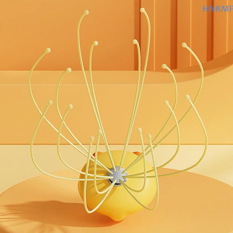 Массажеры для кожи головы с 16-зубцами ручной массаж скребок глубокой релаксации