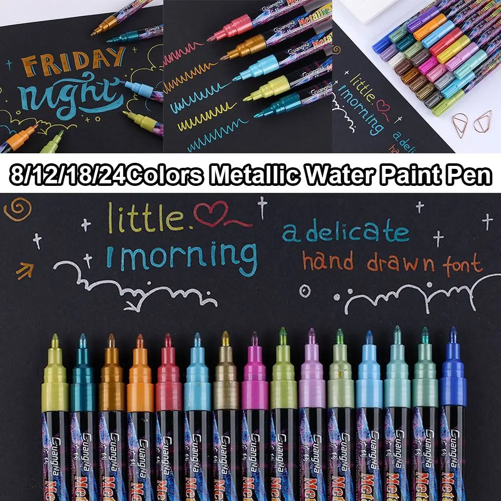 

Флуоресцентная ручка для рисования, флуоресцентная ручка для граффити, металлическая ручка, ручка для творчества, цветная ручка-маркер